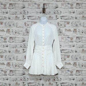 Hello Molly Vanilla Aroma Mini Dress, XS